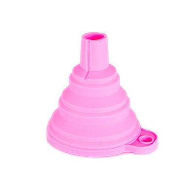 Buy Kitchen Food Grade Silicone Funnel Liquid Dispenser Kitchen Small Tool Accessories Foldable Silicone Foldable Funnel online manufacture