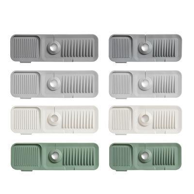Buy Silicone Faucet Handle Tray Mat Kitchen Utensils Sink Dishwashing Soap Sponge Bracket Accessories Small Tool Storage Mat online manufacture