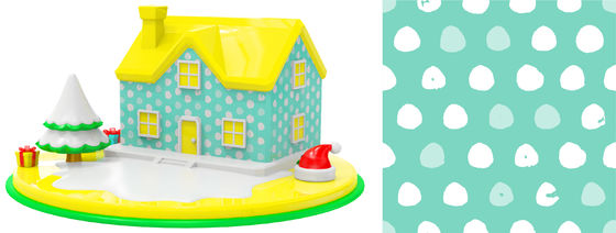 Baby Puzzle Silicone Housing Construction Toys Children'S Creative Housing Silicone Model