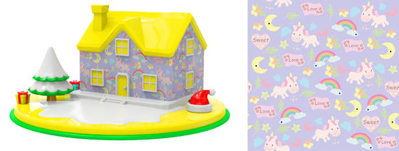 Children'S Puzzle Harmless Silicone Sensory Testing Toys Children'S Creative Housing Building Stacking Silicone Blocks