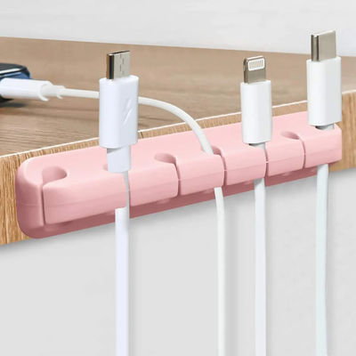 Creative And Minimalist Multifunctional Data Cable Collection And Clamping Silicone Cable Management Device