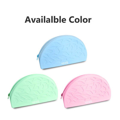 Silicone Cosmetic Storage Bag Large Capacity Travel Makeup Brush Holder Portable Cosmetic Waterproof Organizer