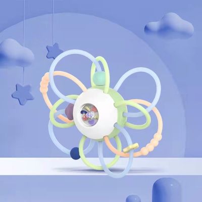 Children'S Food Grade Silicone Early Education Toys Baby Teeth Grinding Sticks Exercise Speaking Puzzle Toys