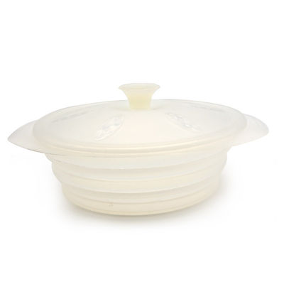 Factory Orders For High-Quality Household Kitchen Supplies Food Grade Silicone Tool Pots Silicone Folding Steamers