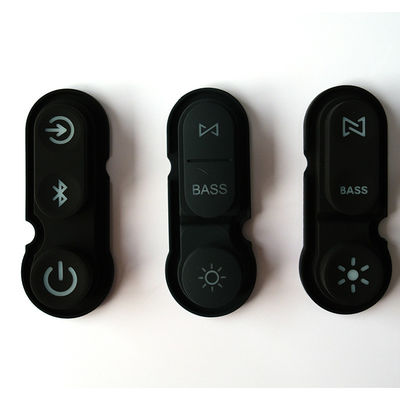 Factory Customized Speaker Accessories With Silicone Buttons Bluetooth Speaker Keycaps Keyboard Silicone Keycaps